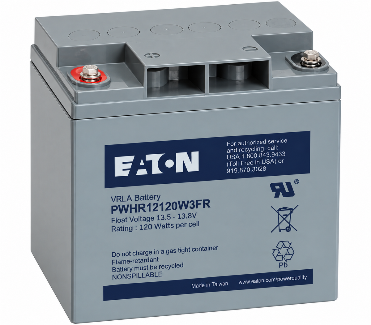 Eaton PWHR12120W3FR Battery